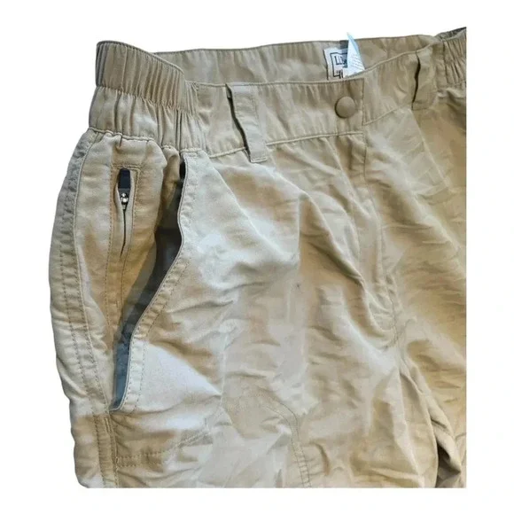 L.L. Bean Men's Tropicwear No Fly Zone Zip off Pants Size XL Soft Sand - Picture 2 of 8